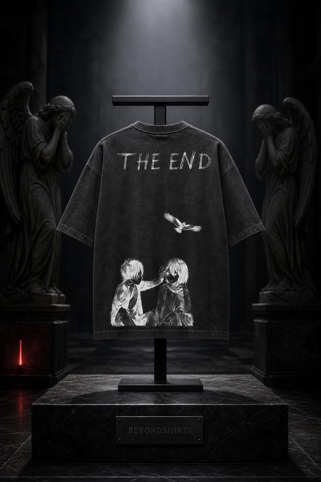 Camiseta Mikasa & Eren — "The End" · Attack on Titan